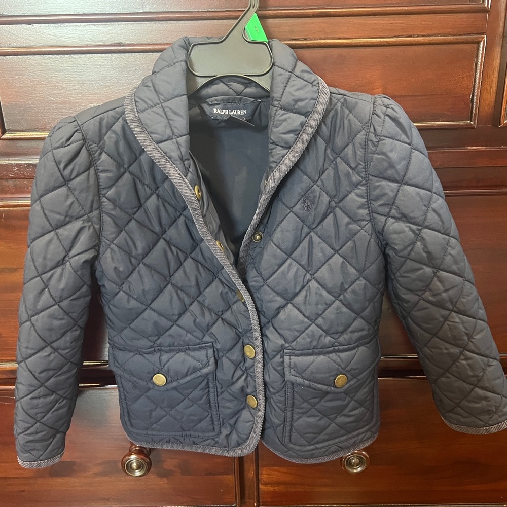 Ralph Lauren Kids Quilted Puffer Jacket - Dark Gray